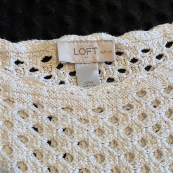 LOFT white sweater - Picture 3 of 5